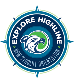 Explore Highline New Student Orienation Logo